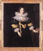 GHEERAERTS, Marcus the Younger Portrait of Lady Anne Ruhout df oil painting artist